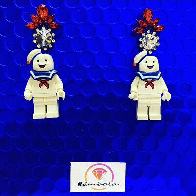 Pendientes Juguete toy earrings cazafantasmas ghostbusters earrings 