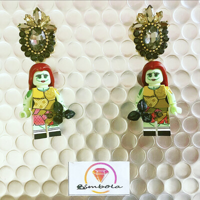 Pendientes Sally earrings pendientes juguete toy earrings Pesadilla antes de Navidad nightmare before Christmas earrings Tim Burton