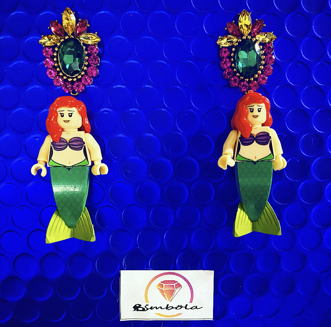 Pendientes Juguete toy earrings pendientes sirenita mermaid earrings Ariel