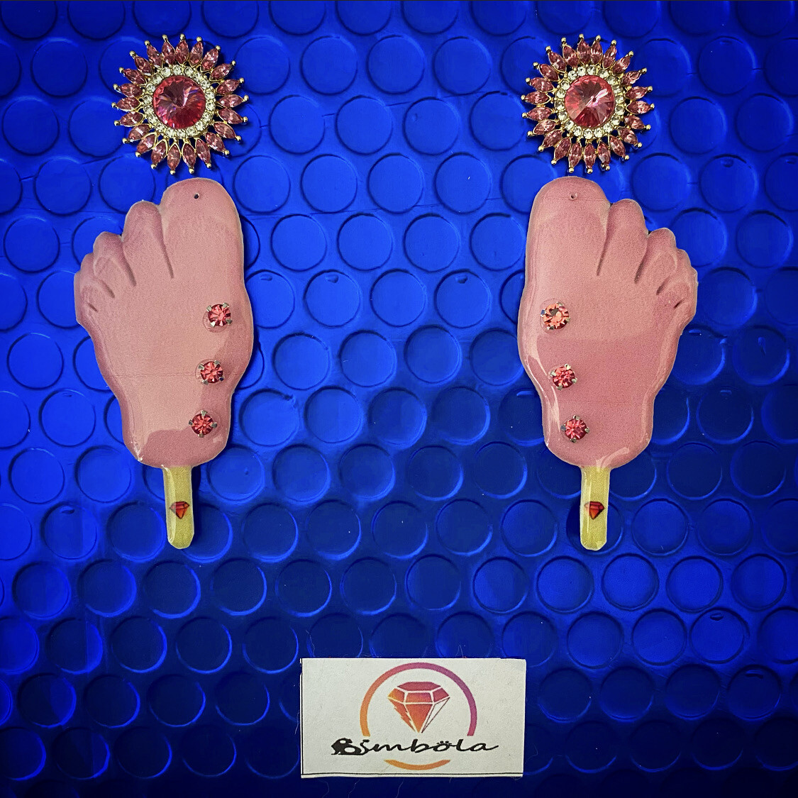Pendientes Frigopie ice cream earrings pendientes helados handmade earrings glitter earrings 