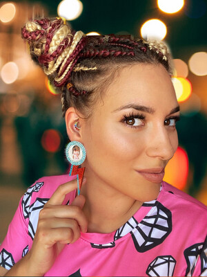 PENDIENTES BOWI EARRINGS PENDIENTES RAYOS PENDIENTES LARGOS PENDIENTES LIGEROS