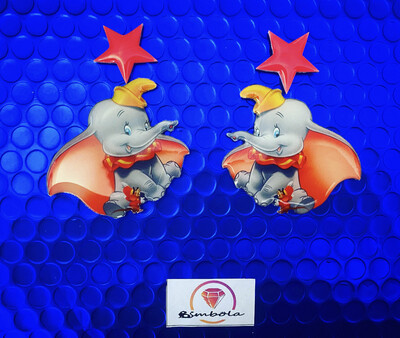 PENDIENTES DUMBO EARRINGS FUNNY EARRINGS HANDMADE EARRINGS DIBUJOS ANIMADOS ELEFANTE