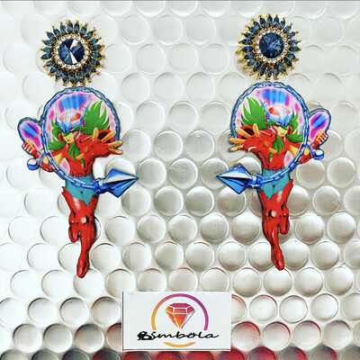 PENDIENTES CABALLEROS PENDIENTES ZODIACO PENDIENTES ANDROMEDA EARRINGS CARTOON EARRINGS PENDIENTES DIBUJOS ANIMADOS ANIME MANGA