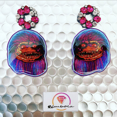 PENDIENTES CRITTER EARRINGS PENDIENTES FUNNY HALLOWEEN EARRINGS EXCLUSIVE DESIGN ENTE SHOP 