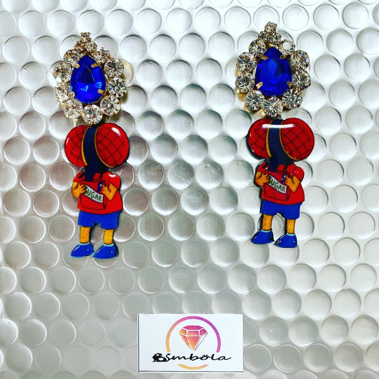 Pendientes Halloween Bart fly earrings la mosca simp cartoon earrings pendientes dibujos animados