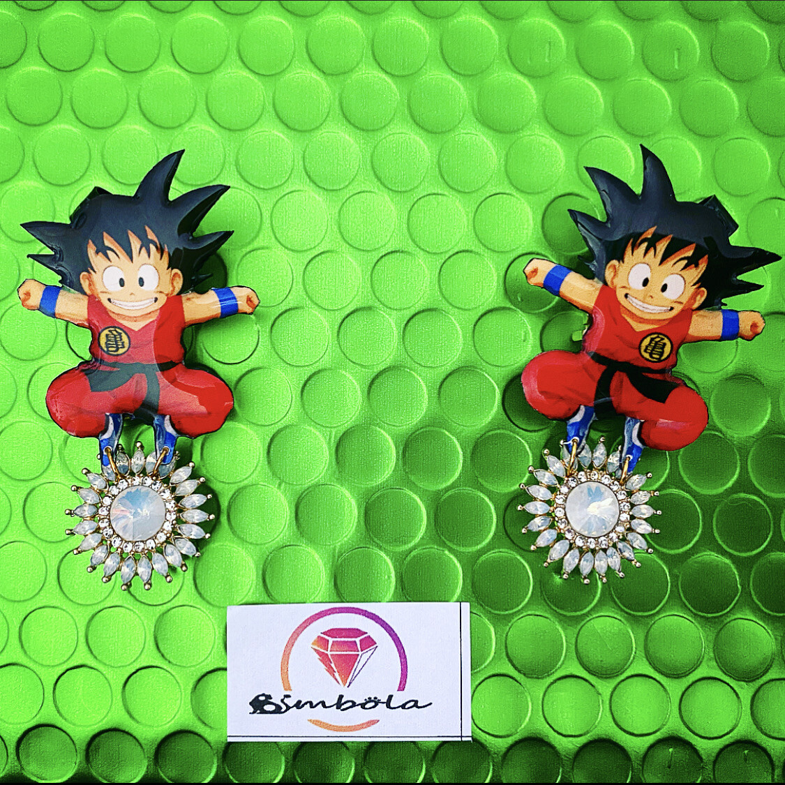 PENDIENTES GOK PENDIENTES DIBUJOS ANIMADOS ANIME MANGA PENDIENTES BOLA PENDIENTES DRAGÓN DRAGON EARRINGS BALL EARRINGS