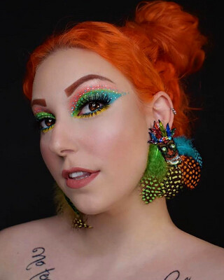 Pendientes Tiki earrings Aku plumas pens earrings pendientes crash