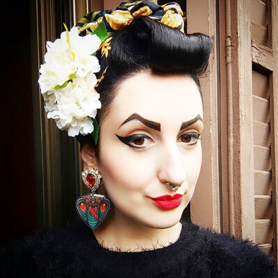 PENDIENTES SERPIENTE SNAKE EARRINGS HANDMADE FREAK 