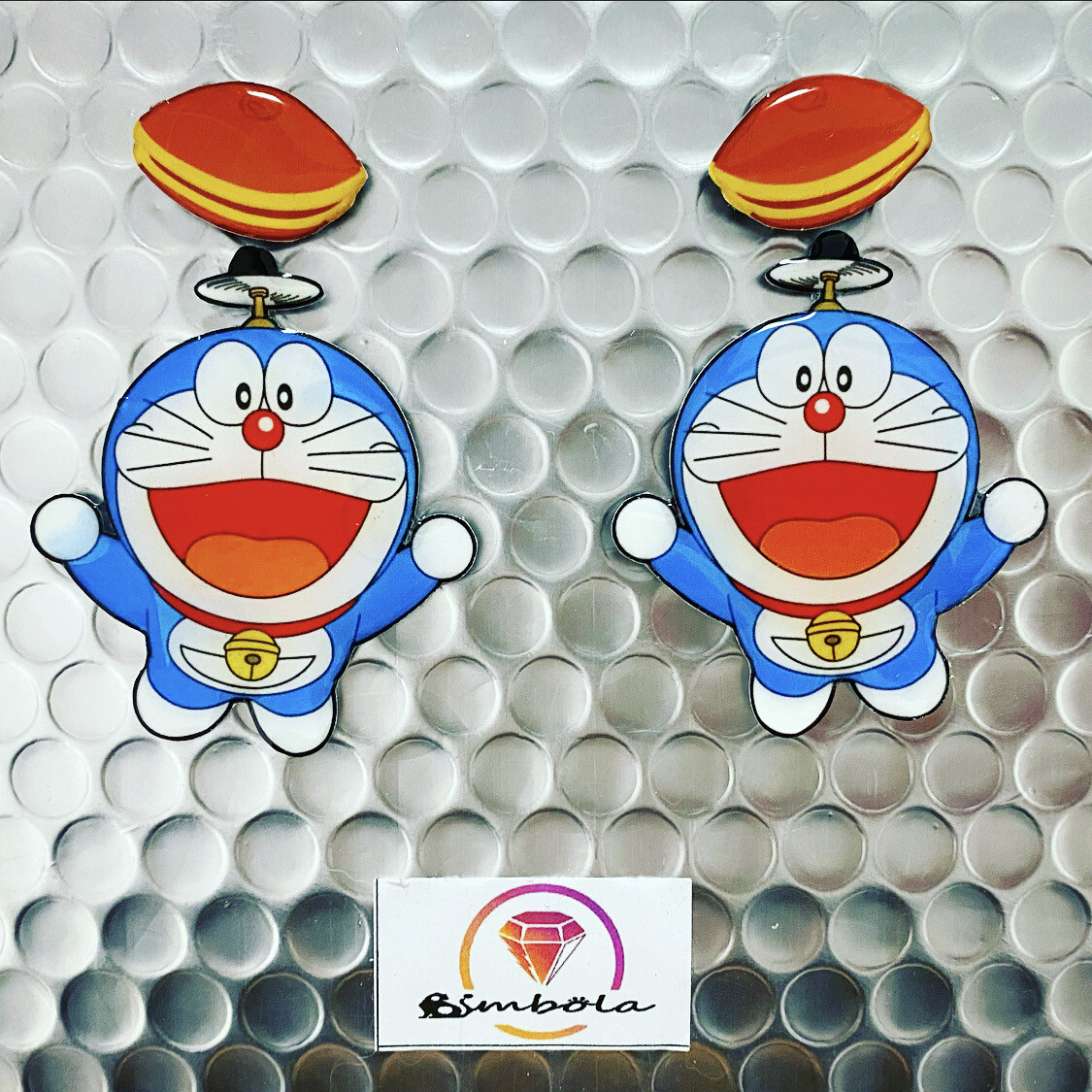 PENDIENTES GATO CÓSMICO PENDIENTES DORAE CARTOON EARRINGS PENDIENTES DIBUJOS ANIMADOS ANIME MANGA