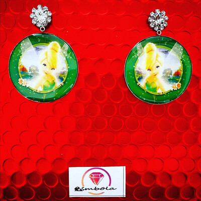 Pendientes Campanilla Tinkerbell earrings