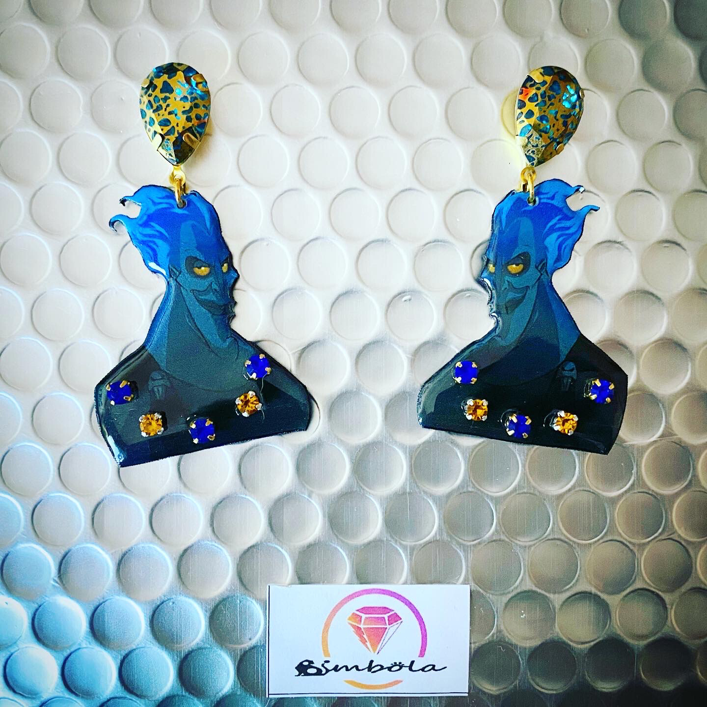 Pendientes Hades Hércules Halloween earrings villain 