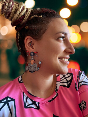 PENDIENTES INSPECTOR GADCHET EARRINGS FUNNY HANDMADE DIBUJOS ANIMADOS FREAK FRIKI CARTOON