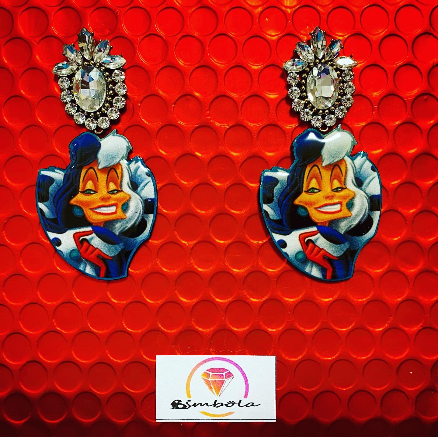 PENDIENTES CRUELLA EARRINGS WOMAN EARRINGS HANDMADE FREAK VILLAIN