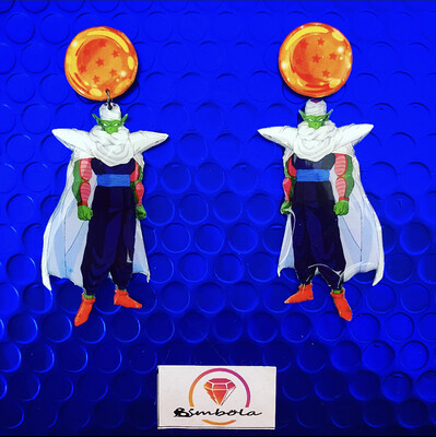 PENDIENTES PICCO CARTOON EARRINGS DIBUJOS ANIMADOS ANIME MANGA PENDIENTES BOLA PENDIENTES DRAGÓN DRAGON EARRINGS BALL EARRINGS