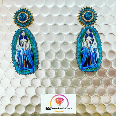 PENDIENTES NOVIA CADÁVER EARRINGS Emily EXCLUSIVE DESIGN ENTE SHOP