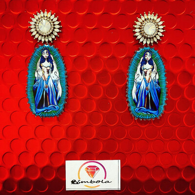 PENDIENTES NOVIA CADÁVER EARRINGS HANDMADE EXCLUSIVE DESIGN ENTE SHOP