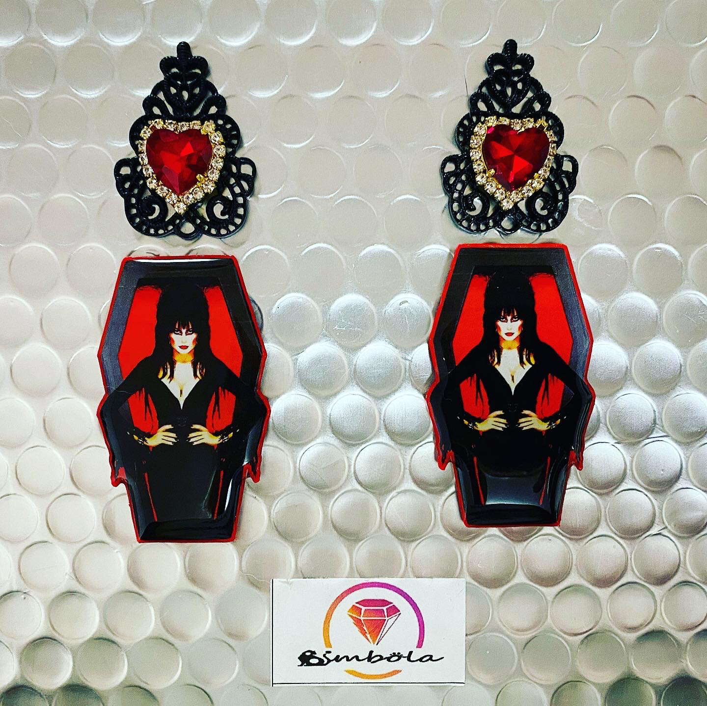 PENDIENTES ELVIR EARRINGS PENDIENTES HALLOWEEN EARRINGS pendientes ataúd coffin earrings