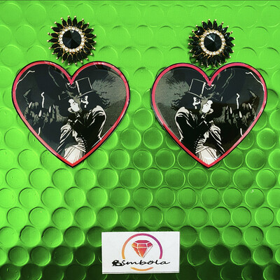 PENDIENTES DRACULA EARRINGS VAMPIRO BRAM STOKER EARRINGS DRÁCULA Halloween