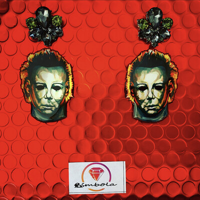 PENDIENTES PSYCHO KILLER EARRINGS PENDIENTES HALLOWEEN EARRINGS EXCLUSIVE DESIGN ENTE SHOP 
