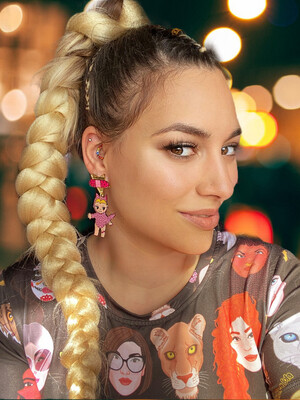 PENDIENTES BEBÉS BABIES EARRINGS HANDMADE FREAK DIBUJOS TURBANTES MUTANTES ANITA PIN UP DESING