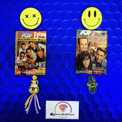 Pendientes ochenteros pendientes revista pendientes pop pendientes chupete pendientes chinito de la suerte 