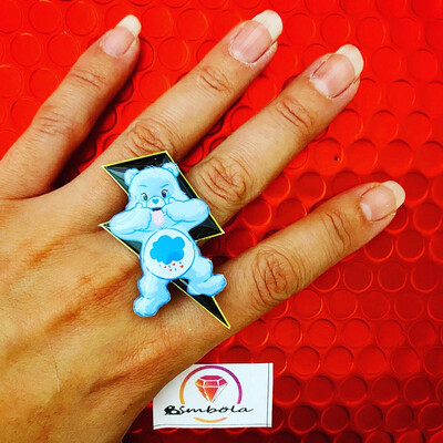 ANILLO OSO AMOROSO CARE BEAR RING ADJUSTABLE RING CARTOON RING LOVELY RING
