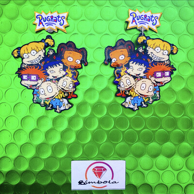 PENDIENTES RUGRA CARTOON EARRINGS PENDIENTES DIBUJOS ANIMADOS
