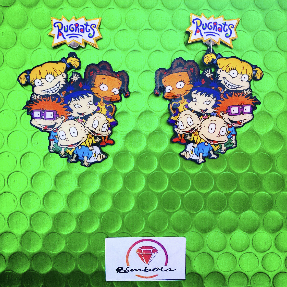 PENDIENTES RUGRA CARTOON EARRINGS PENDIENTES DIBUJOS ANIMADOS