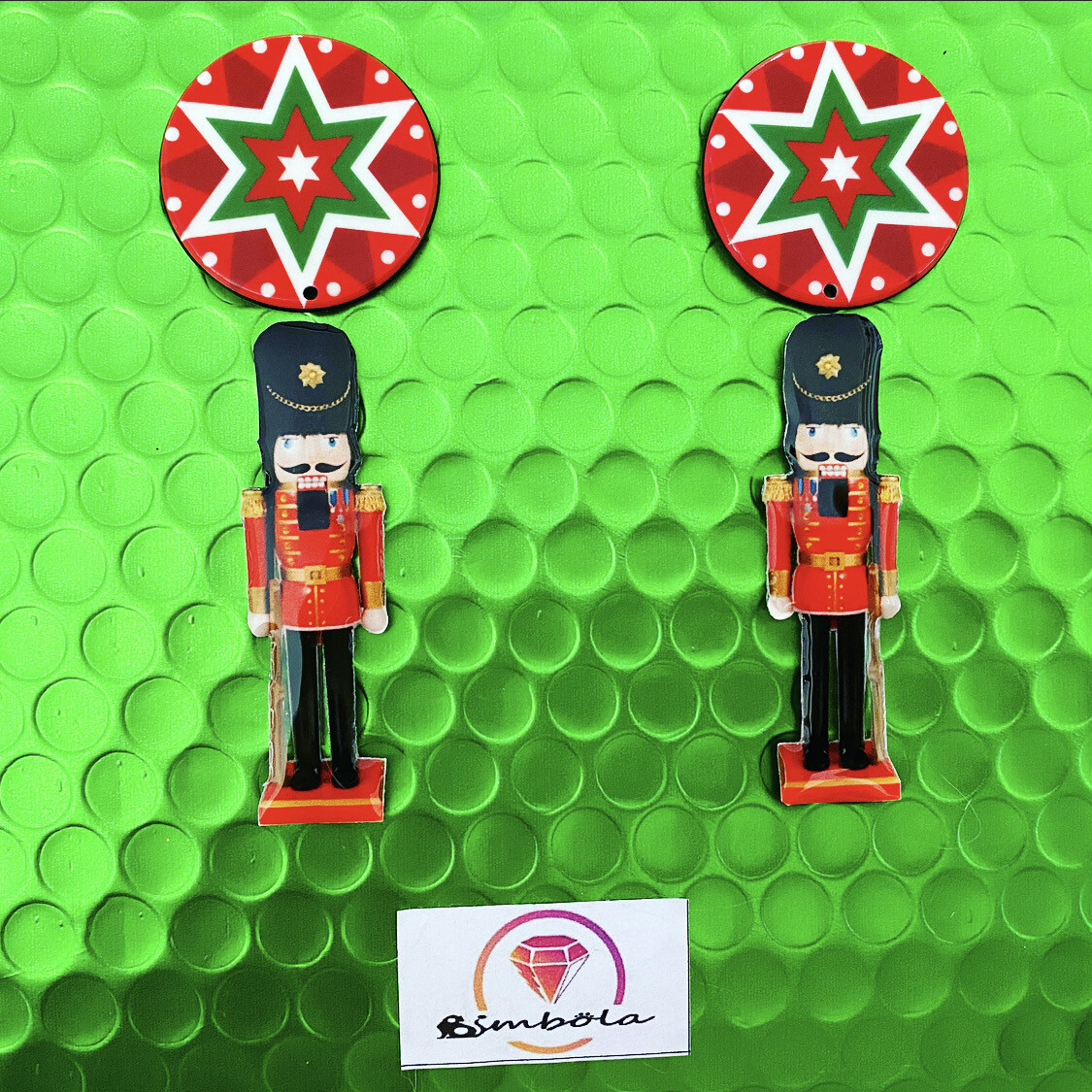 Pendientes Cascanueces earrings Freak earrings Christmas Navidad 