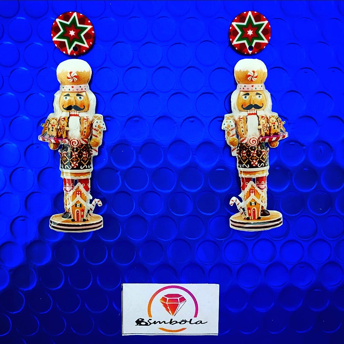 Pendientes Cascanueces earrings Freak earrings Christmas Navidad 