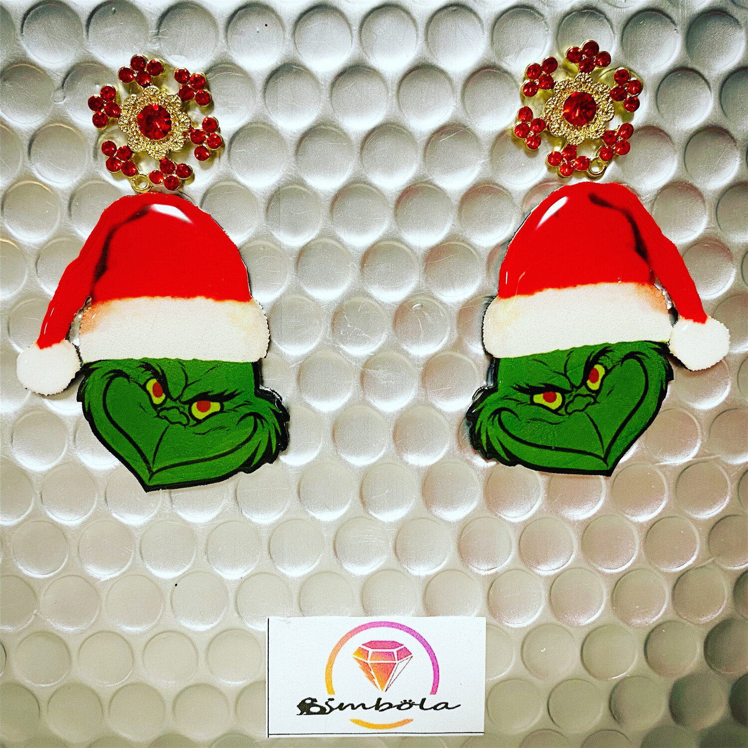Pendientes Grinch earrings Freak earrings Christmas earrings pendientes navidad