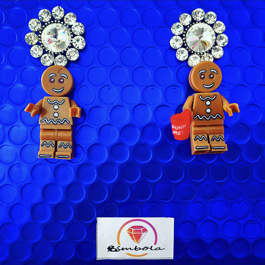 Pendientes Muñeco juguete toy earrings pendientes Shrek earrings gingerbread earrings hombre de jengibre