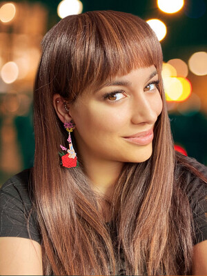 PENDIENTES PIERNAS PIN UP LEGS EARRINGS HANDMADE TATTOO LEGS PIERNAS TATUADAS ROSAS TURBANTES MUTANTES ANITA PIN UP DESING
