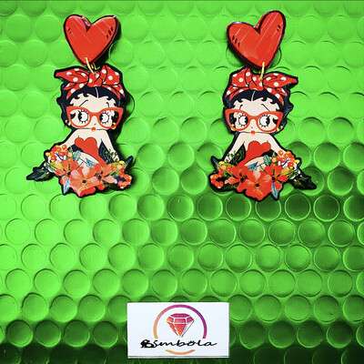PENDIENTES PIN UP EARRINGS PENDIENTES TURBANTES MUTANTES ANITA PIN UP DESIGN