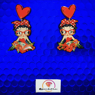 PENDIENTES PIN UP EARRINGS PENDIENTES TURBANTES MUTANTES ANITA PIN UP DESIGN