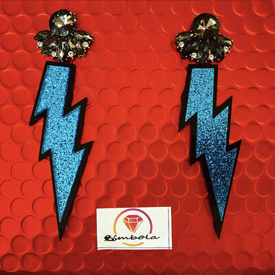 PENDIENTES RAYO RAY EARRINGS PENDIENTES RAYITO PENDIENTES LIGEROS FUNNY EARRINGS ROCK EARRINGS