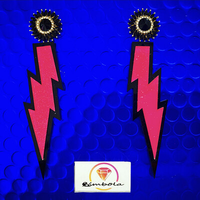 PENDIENTES RAYO RAY EARRINGS PENDIENTES RAYITO PENDIENTES LIGEROS FUNNY EARRINGS ROCK EARRINGS
