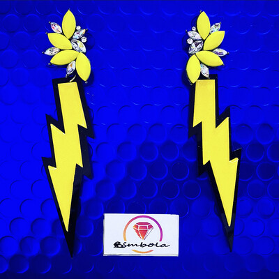 PENDIENTES RAYO RAY EARRINGS PENDIENTES RAYITO PENDIENTES LIGEROS FUNNY EARRINGS ROCK EARRINGS