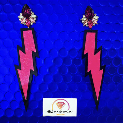 PENDIENTES RAYO RAY EARRINGS PENDIENTES RAYITO PENDIENTES LIGEROS FUNNY EARRINGS ROCK EARRINGS