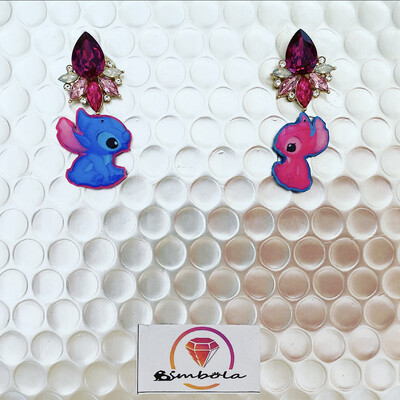 PENDIENTES STIT EARRINGS FREAK FUNNY HANDMADE PENDIENTES