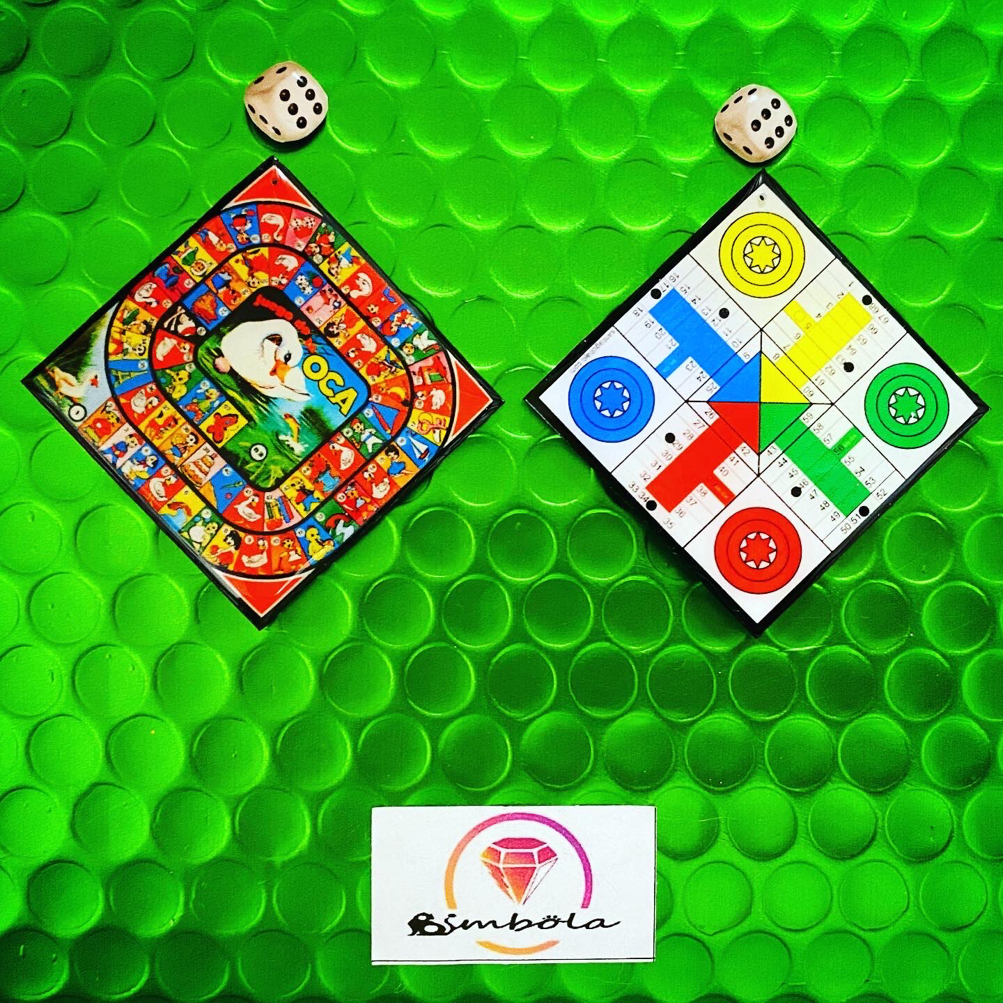 Pendientes juego de la oca game board earrings Pendientes parchís parchis pendientes reversibles pendientes juego de mesa