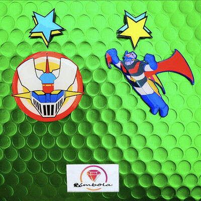 PENDIENTES MAZINGER Z  EARRINGS FUNNY EARRINGS HANDMADE EARRINGS DIBUJOS ANIMADOS