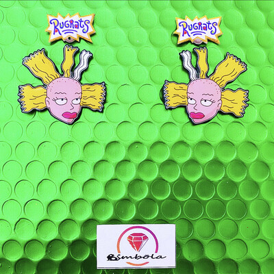 PENDIENTES RUGR CARTOON EARRINGS DIBUJOS ANIMADOS PENDIENTES CINTHYA PENDIENTES ANGELICA PENDIENTES ANGÉLICA