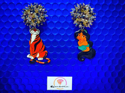 Pendientes Yasmine tigre Aladdin earrings Jasmine 