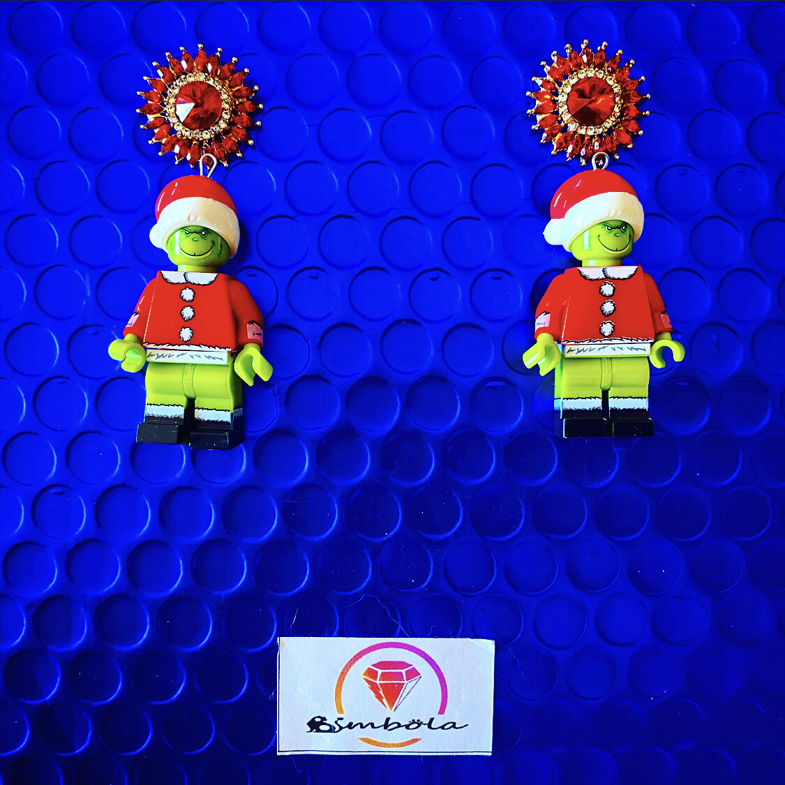 Pendientes Juguete toy earrings Navidad Christmas earrings Grinch