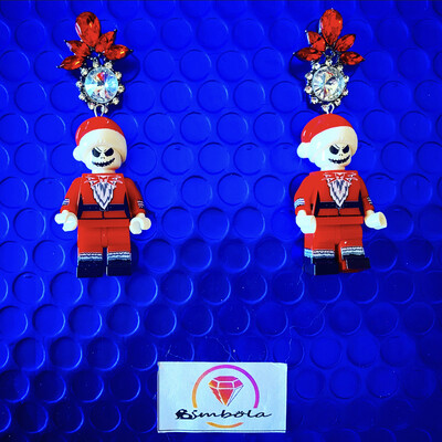 Pendientes Juguete toy earrings pendientes Navidad Jack nightmare before Christmas earrings