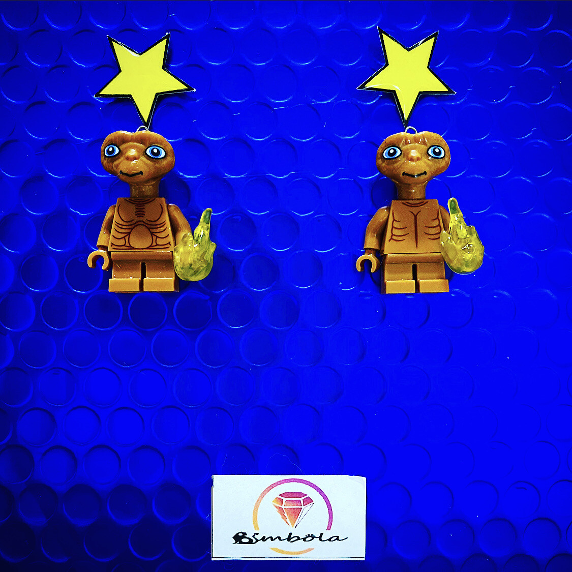 Pendientes Muñeco juguete toy earrings pendientes ET earrings alien estraterrestre marciano