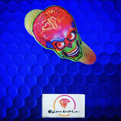 PASADOR DE PELO CLIP CABELLO HORQUILLA ADORNO MARS HORQUILLA ATTACK ENTE SHOP DESIGN MARCIANO EXTRATERRESTRE ALIEN