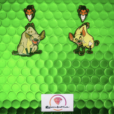 Pendientes Hienas rey león lion king earrings