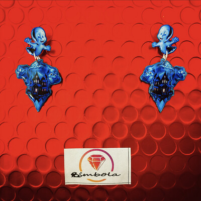 Pendientes fantasmas ghost Earrings Halloween earrings